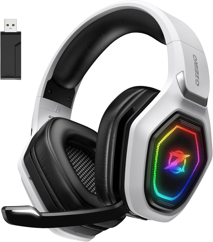 "¡Experimenta una inmersión total en tus juegos favoritos con estos auriculares gaming inalámbricos de alta calidad en Amazon! ¡Cómpralos ahora!"