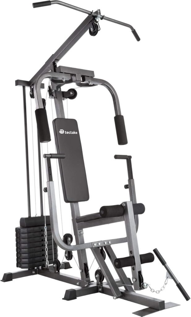 Potente máquina de musculación para entrenar en casa. Ideal para tonificar y fortalecer todo el cuerpo. ¡Consíguela ya!