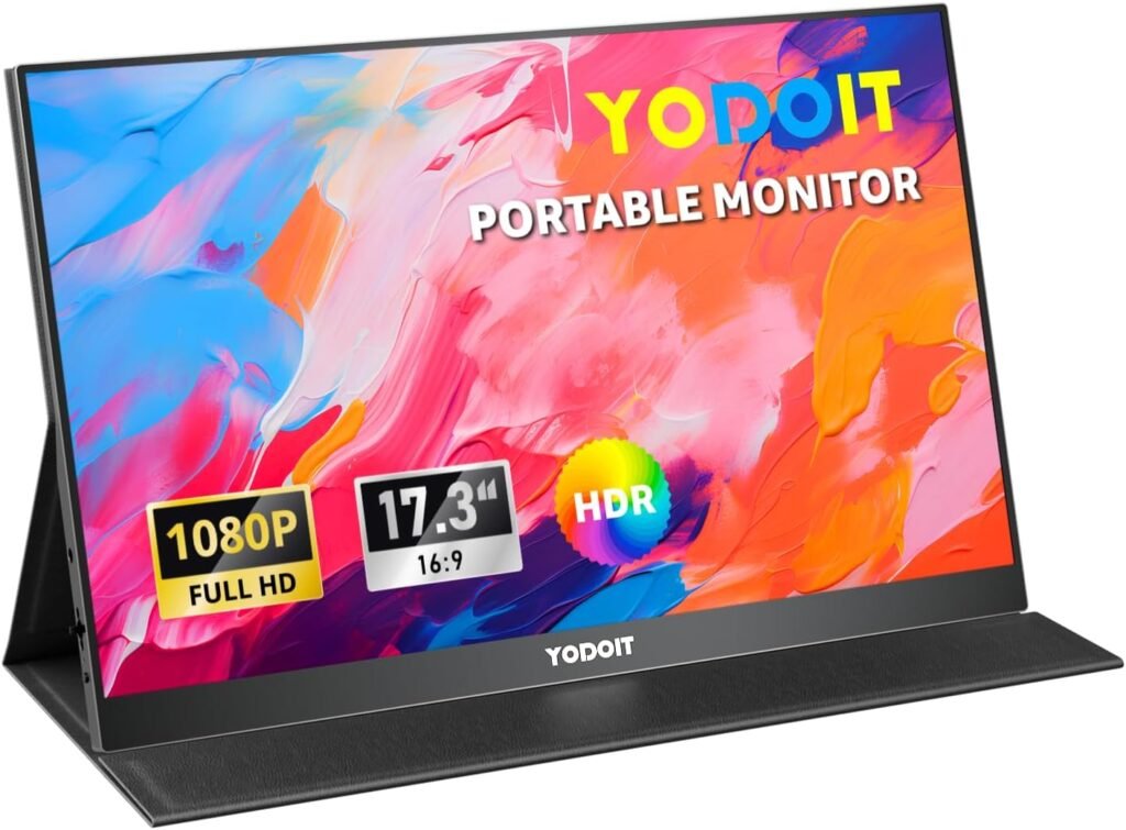 Descripción: "Monitor portátil de alta calidad para trabajar y disfrutar de tus juegos favoritos en cualquier lugar. ¡Consíguelo ahora en Amazon!"